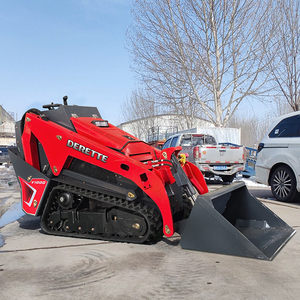 Livraison rapide Derette V1000 <span class=keywords><strong>Kubota</strong></span> 25Hp Mini chargeuse compacte diesel avec attache de chargeuse sur chenilles de 1 tonne - Product Image 1