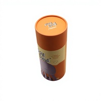 Boîtes cylindriques imprimées en couleur, écologiques, recyclables, personnalisées avec estampage à chaud pour biscuits, collations, jouets, emballages décoratifs