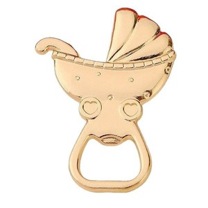 Baby <b>Stroller</b> Bottle Opener Zinc Alloy Portable Rust Proof Baby Gifts Party Favor <b>Pink</b> Blue - Product Image 5