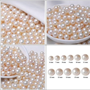 <span class=keywords><strong>Perles</strong></span> naturelles d'eau douce <span class=keywords><strong>précieuses</strong></span> de vente chaude parfaites 7mm-8mm <span class=keywords><strong>perles</strong></span> rondes blanches naturelles d'eau douce - Product Image 5