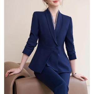 <span class=keywords><strong>Traje</strong></span> a medida de negocios de 2 piezas de alta calidad <span class=keywords><strong>para</strong></span> damas <span class=keywords><strong>Estilo</strong></span> formal de Productor de trajes de mujer - Product Image 4