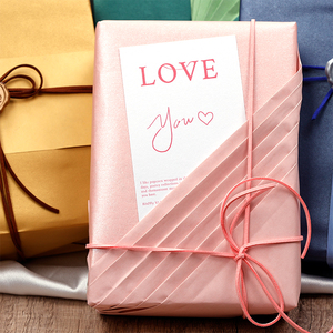 Papel de regalo de boda con impresión a doble cara al por mayor, papel de regalo perlado de 43*300 cm, papel de regalo - Product Image 3