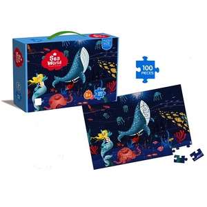 Bộ Hộp Xếp Hình Trò Chơi 24/48/100 Cái Logo Tùy Chỉnh Của Nhà Sản Xuất Đồ Chơi Giáo Dục Tự Làm OEM Đồ Chơi Ghép Hình Lớn Cho Trẻ Em - Product Image 5