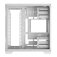 Boîtier de jeu Ruix O11Vision-SE BTF blanc ATX Full Tower en alliage d'aluminium compatible avec les ventilateurs de refroidissement de 120 mm, refroidisseur liquide arrière de 360 mm