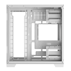 Boîtier de jeu Ruix O11Vision-SE BTF blanc ATX Full Tower en alliage d'aluminium compatible avec les ventilateurs de refroidissement de 120 mm, refroidisseur liquide arrière de 360 mm - Product Image 5