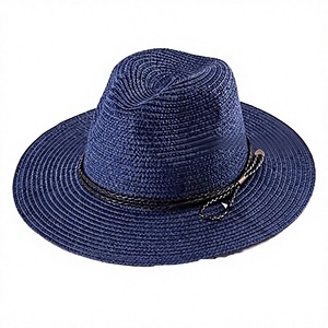 Wholesale Custom Natural Straw <b>Hat</b> Wide Brim Summer <b>Sun</b> <b>Hat</b> for <b>Men</b> Women Beach <b>Hat</b> OEM ODM Private Label Wholesale Factory - Product Image 1