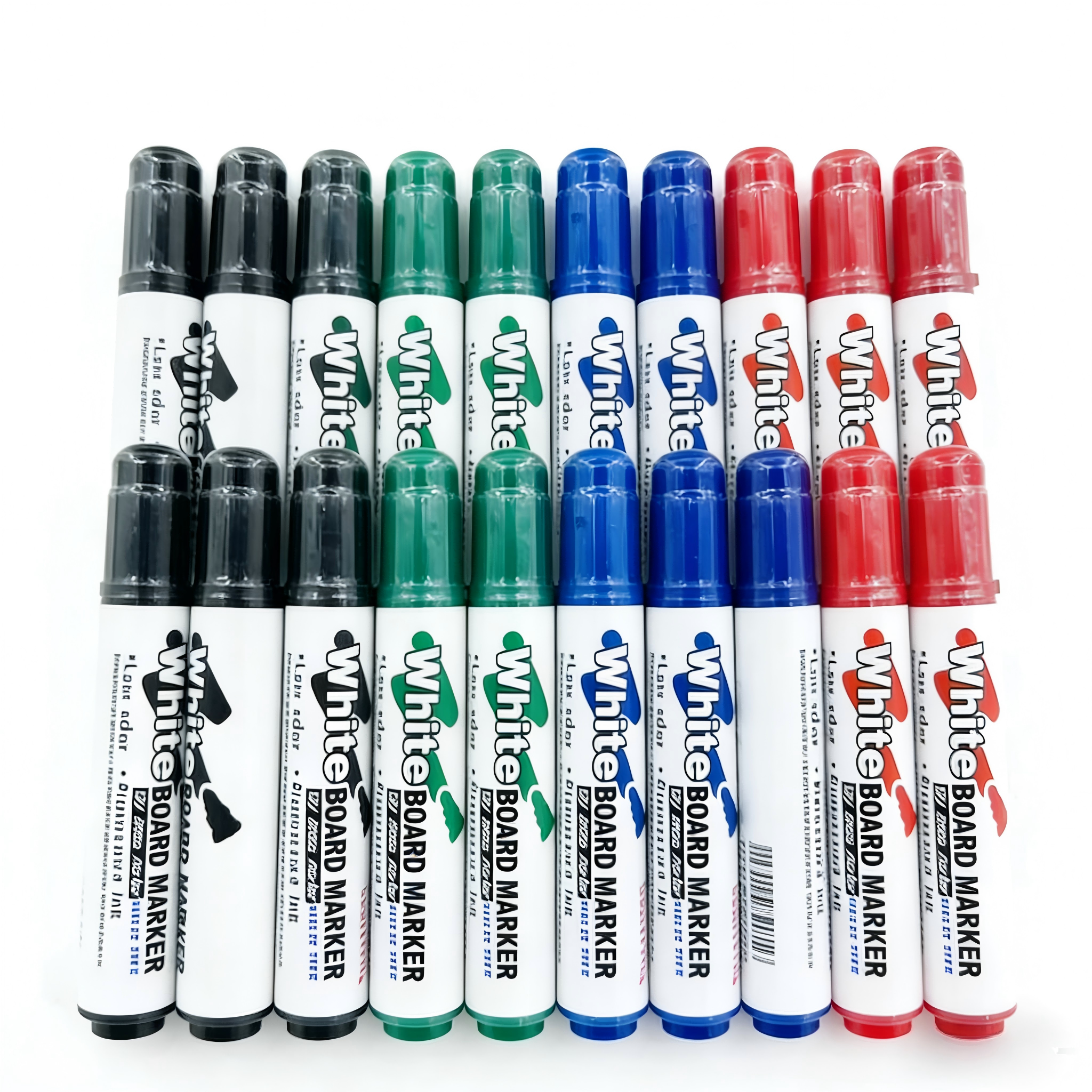 Professional Dry Erase Markers Set Erasable Whiteboard Marker Pen with Eraser for Office School Classroom Home Supplies