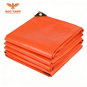 Bâche en PE <span class=keywords><strong>imperméable</strong></span> de qualité supérieure, bâche en polyéthylène robuste pour extérieur, pour couvrir les camions et les voitures - Product Image 4