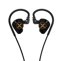 Écouteurs intra-auriculaires OoopusX Op22 avec 2 transducteurs dynamiques et 2 transducteurs à armature balayée, mode de réglage à un bouton, deux modes sonores, câble de 1,2 m, écouteurs filaires 3,5 mm
