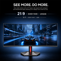 Moniteur LCD PC Gaming 34 pouces 4K HDR 99% sRGB 165Hz 21:9 pour PC de jeu - Grande Vente