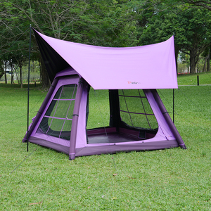 Material impermeable al aire libre 6,76 ㎡ tienda de campaña inflable de un toque para acampar - Product Image 1