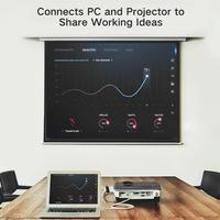 1.8M 4k Mini DP DisplayPort Thunderbolt vers HDMI Câble Adaptateur Plaqué Or Blanc Noir Pour PC TV