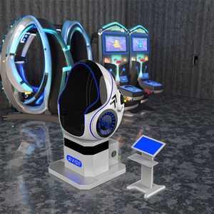 <span class=keywords><strong>Chaise</strong></span> VR Egg, simulateur de vol 9D, machine de jeu de chasseur d'avions, remorque mobile en métal, équipement d'attraction pour parcs d'attractions et entreprises - Product Image 1