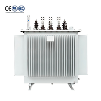 Transformateur de distribution immergé dans l'huile triphasé personnalisé 11kV 22kV 30kV 33kV 1000kVA 1000kW à bobinage en aluminium pour MT et HT