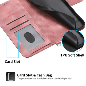 Funda de teléfono móvil con tapa para <span class=keywords><strong>OPPO</strong></span> <span class=keywords><strong>A58</strong></span> A78 Reno10 Pro Find X6 A98 <span class=keywords><strong>5G</strong></span> Cartera de cuero con cubierta de soporte - Product Image 4