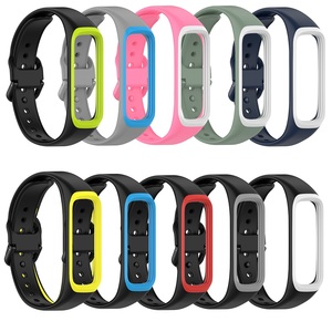Correa de Reloj de Silicona de Repuesto de 20 mm para <span class=keywords><strong>Samsung</strong></span> <span class=keywords><strong>Galaxy</strong></span> <span class=keywords><strong>Fit2</strong></span> R220, Correa Deportiva para Reloj Inteligente - Product Image 3