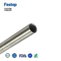 Fesop Aanpasbare OEM ODM Ondersteuning RVS Thermowell Eénzijdig Gesloten Beschermende Thermocouple Buis Temperatuur