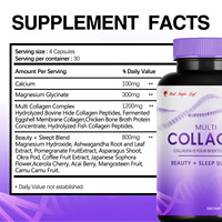 Capsules de collagène - Peptides de collagène hydrolysés, haute absorption, santé de la peau, des articulations et des cheveux, non-OGM, certifié GMP, sans odeur