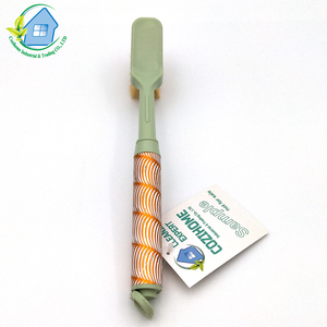 Flor tallada manija de aluminio de gran limpieza multifunción cocina pan fregadero ollas cepillo de limpieza - Product Image 2