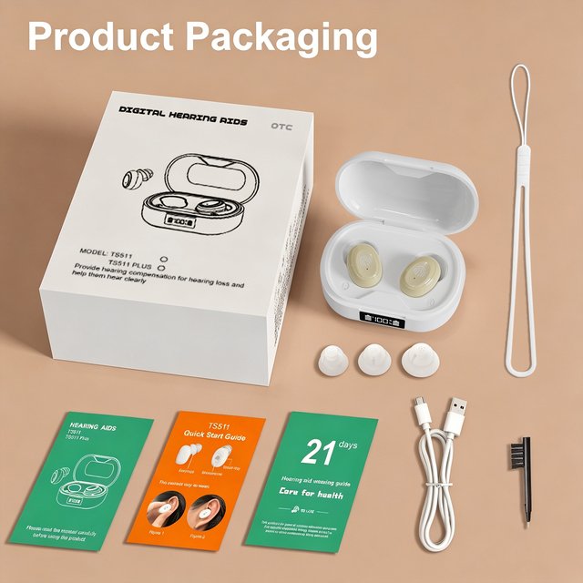 People with Hearing Impairments Mini CIC Digital Hearing Aids 32 Channels Invisible Manufacturer's Price List