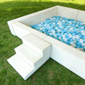 <span class=keywords><strong>Piscine</strong></span> à balles en mousse souple <span class=keywords><strong>marron</strong></span> et blanc pour enfants, équipement de jeu intérieur/extérieur pour la maison, les fêtes, la location et les maternelles - Product Image 5
