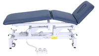 Table de traitement électrique 3 sections réglables, capacité 250 kg, PVC de qualité médicale, imperméable, ignifuge, pour salle de sport, usage commercial, hôpital, physiothérapie