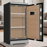 CEQSAFE Coffre-fort numérique intelligent TUYA APP WIFI, serrure électronique numérique robuste, certifié UL94/CE/FCC, porte en acier de 10 mm, sécurité domestique