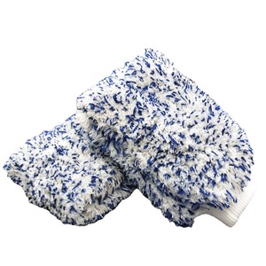 Gants de lavage de voiture en microfibre épais et double face, grande taille, absorbants - Product Image 4