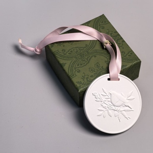 OEM Customized Eco-Friendly Solid Hanging Wardrobe Car Air Freshener Ceramic Aromatherapy Stone Essential Oil <strong>Diffuser</strong> <strong>Home</strong> - Product Image 1