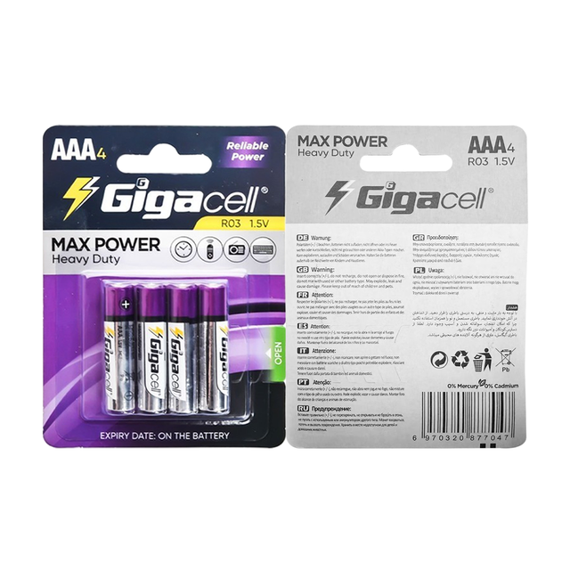 AA Batteries Heavy Duty Power Carbon Zinc Double a Battery 1.5v
