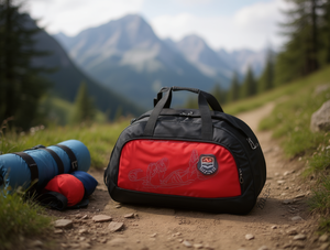 Borsa sportiva da viaggio extra large 5675L, grande capacità, unisex, chiusura con cerniera in tessuto Oxford - Product Image 2