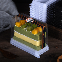 Récipient en plastique rectangulaire en stock prêt à expédier pour emballage de gâteau mousse pour emballage de chewing-gum sushi hamburger