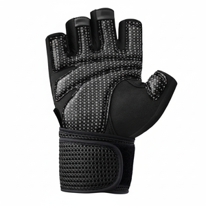 Guantes de fitness de primera calidad Guantes de cuero para uso en gimnasio de levantamiento de pesas - Product Image 1