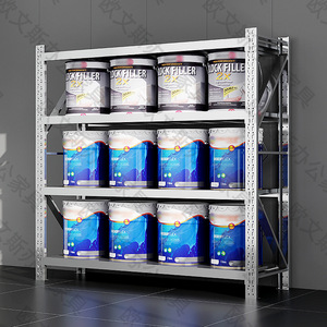 Xinlongfei Stainless Steel Multi Layer Detachable Floor Standing <b>Storage</b> <b>Rack</b> 300kg Load Capacity Warehouse Use - Product Image 3