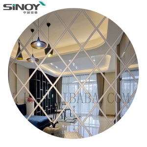 Beautiful Wall Decoration High Quality 4mm 5mm 6mm Colorful <b>Mirror</b> Glass Bronze Euro Grey <b>Silver</b> <b>Mirror</b> - Product Image 1