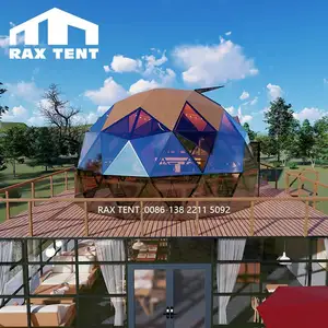 Outdoor Glass Igloo Dome House With Aluminum Frame And Glass Cover for Restaurant and Luxury Glamping Hotel