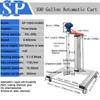 Agitateur électrique haute vitesse SPRALL 200L pour cosmétiques, aliments et peintures, mélangeur-dispersant-homogénéisateur à moteur électrique