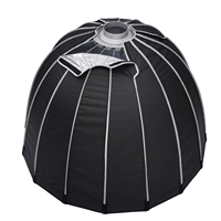 Dôme lumineux parabolique Factory e-reise Softbox en métal 35''/90cm avec monture Bowens et grille nid d'abeille pour YouTube, vidéo, tournage
