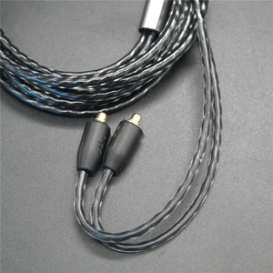 Cables de Auriculares Coaxiales Trenzados MMCX con Blindaje Combinado y Controles Remotos para Monitores/Altavoces SE215/315/425/535 Micrófono - Product Image 5