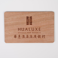 Token de contact intelligent NFC en bois naturel léger pour l'interaction Google Music