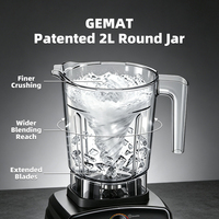 2200W Huishoudelijke apparaten keukenblender mixer 2L Grote krachtige smoothies blender zware kwaliteit commerciële blender