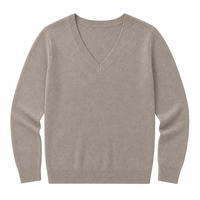 Klassische Mohair-Strickbluse mit V-Ausschnitt, Schnürung und Blumendekoration für Damen, Großbestellung Damen-Strickjacke