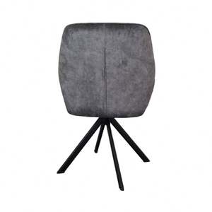 Offre Spéciale nordique moderne velours chaise de salle à manger <span class=keywords><strong>pas</strong></span> <span class=keywords><strong>cher</strong></span> fauteuil à dossier haut avec pied en métal pour salle à manger cuisine Restaurant hôtel Bar - Product Image 4