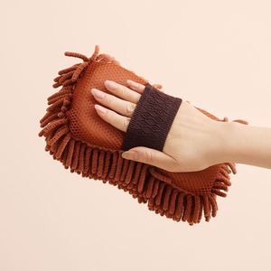 Wholesale Chenille Plush Cleaning <b>Brush</b> Block Super Sponge Gloves for Efficient Car Wash - Product Image 3