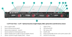 Serveur en rack DL360 Gen10 Plus 1U de qualité entreprise Serveur d'ordinateur Intel Xeon Gold 6433N DL360 Gen10 Plus MR216i-a 2*800W - Product Image 5