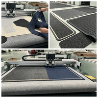 Machine de découpe automatique de tapis numérique avec couteau oscillant et table aspirante