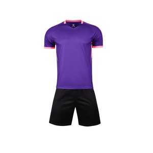 เสื้อฟุตบอลแขนสั้นสำหรับผู้เล่นฟุตบอลเสื้อระบบการฝึกเล่นฟุตบอลหลากสีพิมพ์ซับลิเมชันดีไซน์ดั้งเดิม - Product Image 1