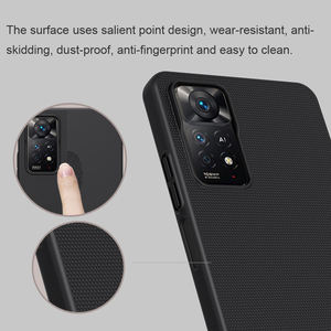 Nillkin — Coque rigide en plastique protectrice anti-dérapante pour <span class=keywords><strong>Xiaomi</strong></span>, compatible modèles <span class=keywords><strong>Redmi</strong></span> <span class=keywords><strong>Note</strong></span> <span class=keywords><strong>11</strong></span> <span class=keywords><strong>Pro</strong></span>, <span class=keywords><strong>Note</strong></span> <span class=keywords><strong>11</strong></span> <span class=keywords><strong>Pro</strong></span> Plus, <span class=keywords><strong>5G</strong></span>, produit original - Product Image 4