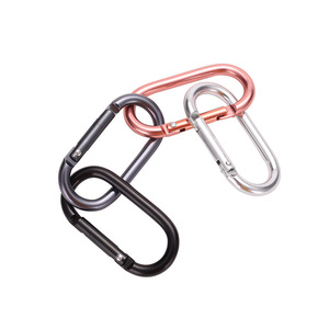 Clip de sac ovale en aluminium, crochet multifonction détachable pour petits sacs, bouteilles d'eau, écouteurs, capacité de charge de 20kg - Product Image 2