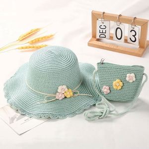 New Collection Straw <b>Hat</b> 2023 Kids Straw <b>Hat</b> <b>Bag</b> Set - Product Image 3
